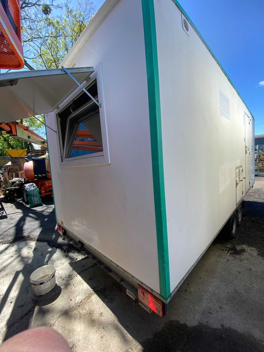 Przyczepa mieszkalna WC, prysznic, ogrzewanie, panele solarne, Alde