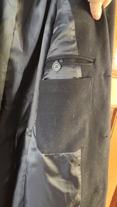 Wełniany płaszcz męski L Cubus