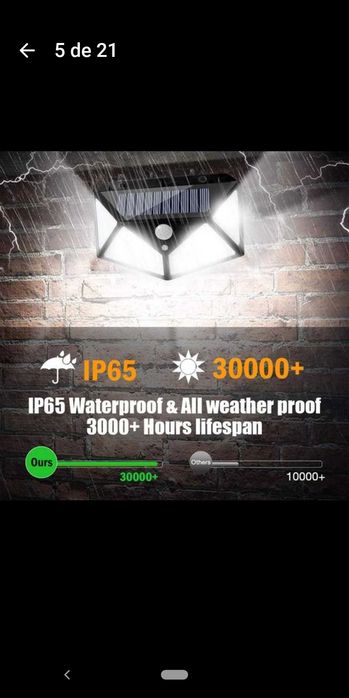 Luz solar exterior, com sensor.424883710927851525