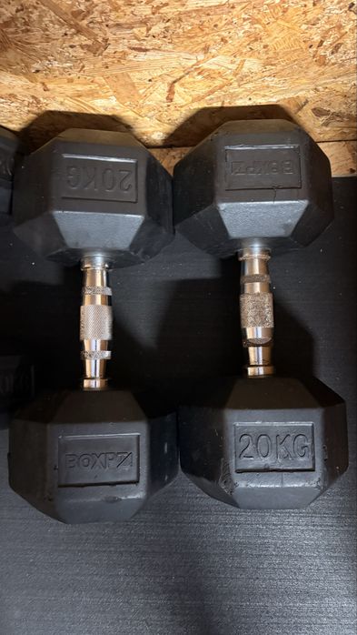 Dois conjuntos de dumbells