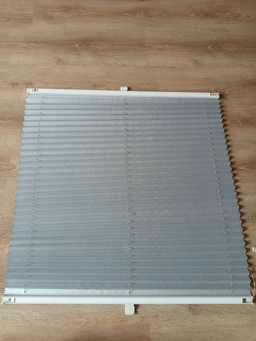 Rolety plisowane półzaciemniające kolor szary