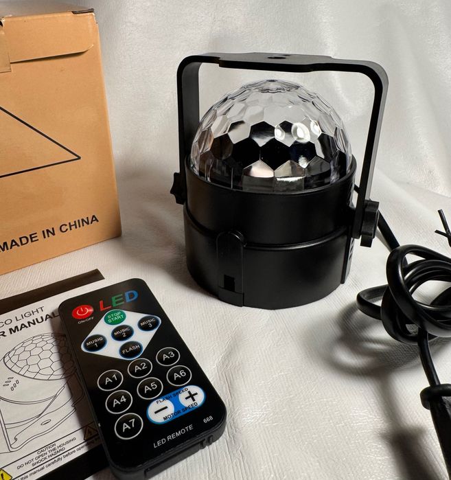 Kula dyskotekowa, oświetlenie Led na imprezę