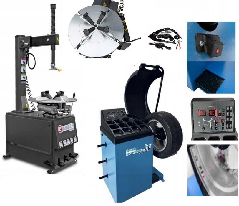 wyważarka PROFIDYNA 411V + Montażownica GRUBBER 706A