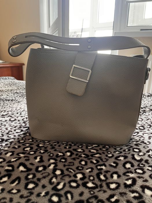 Сумка сірого кольру