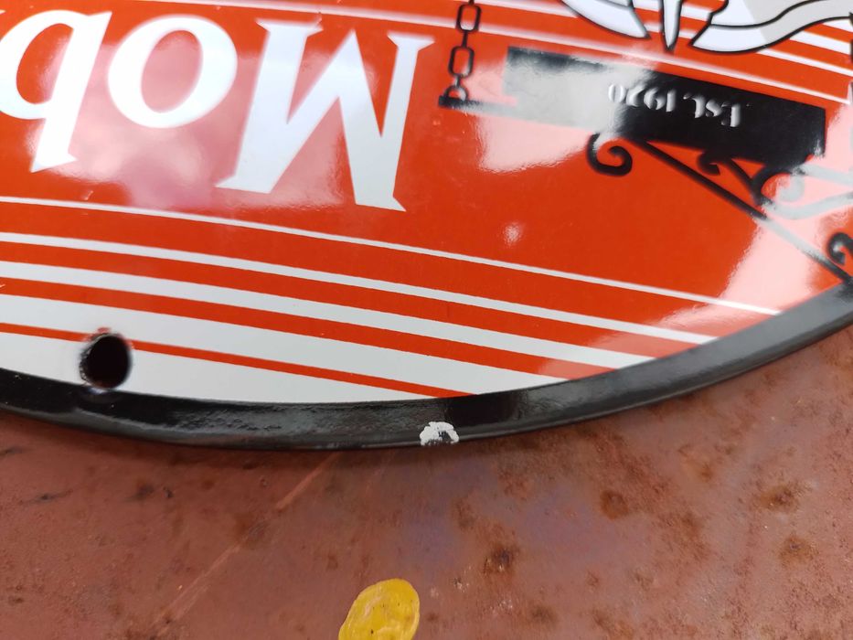 Placa/Chapa esmaltada  Mobil