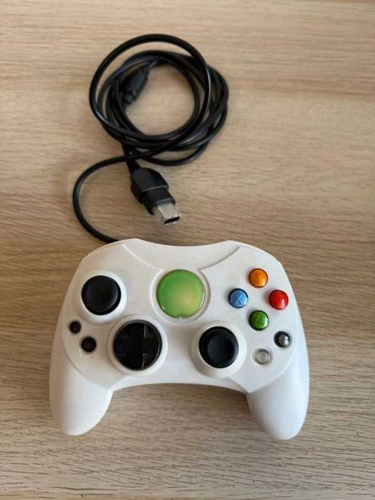 Comando Com Fio Branco Genérico Xbox Clássica