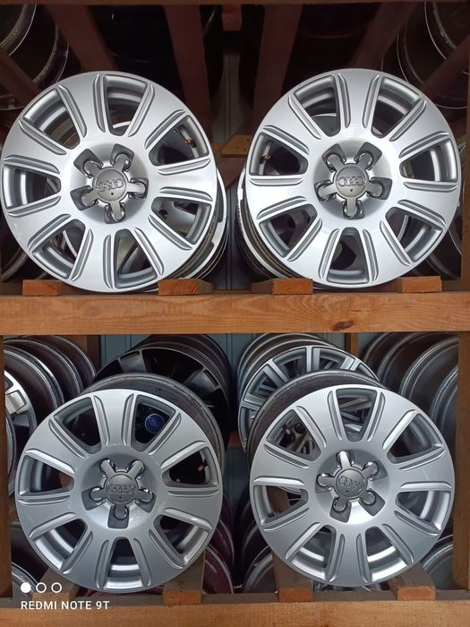 03 TSM Alufelgi oryginał Audi 5x112 6,5jx16 ET33 A3 A4 Seat Skoda