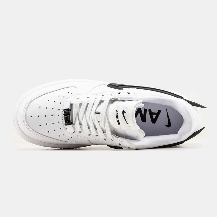 Кросівки Nike Air Force x AMBUSH White/Black premium