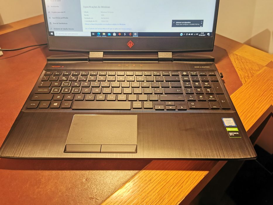 Portátil OMEN HP 15-dc1032np