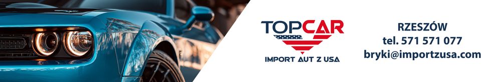 TopCar Import Aut z USA i Kanady Rzeszów Hanasiewicza 19 top banner