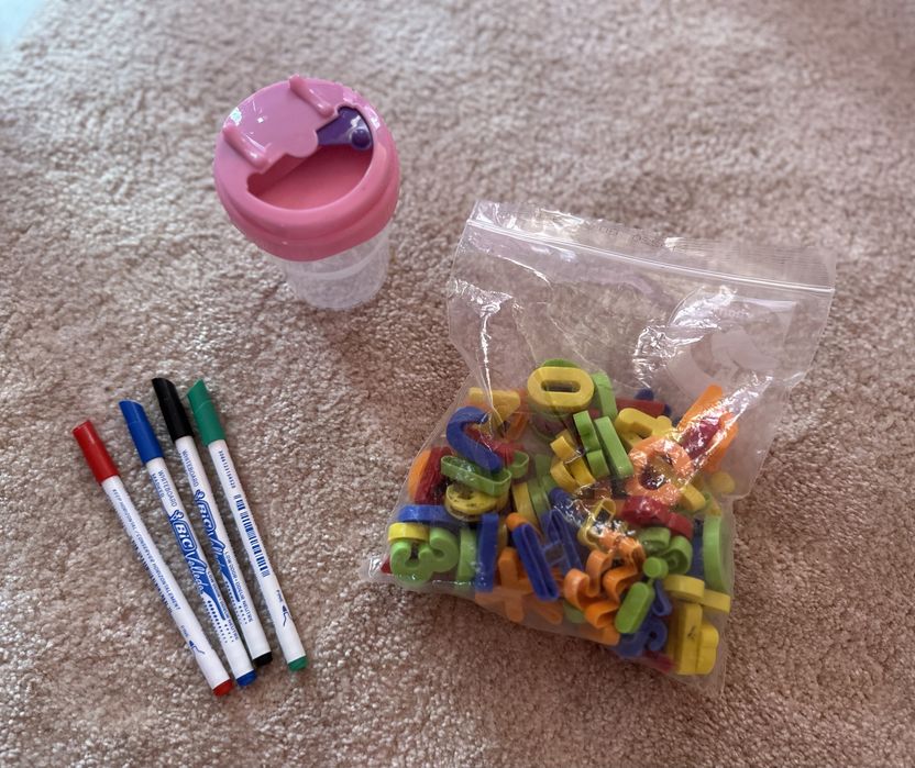 Quadro criança didático dupla face