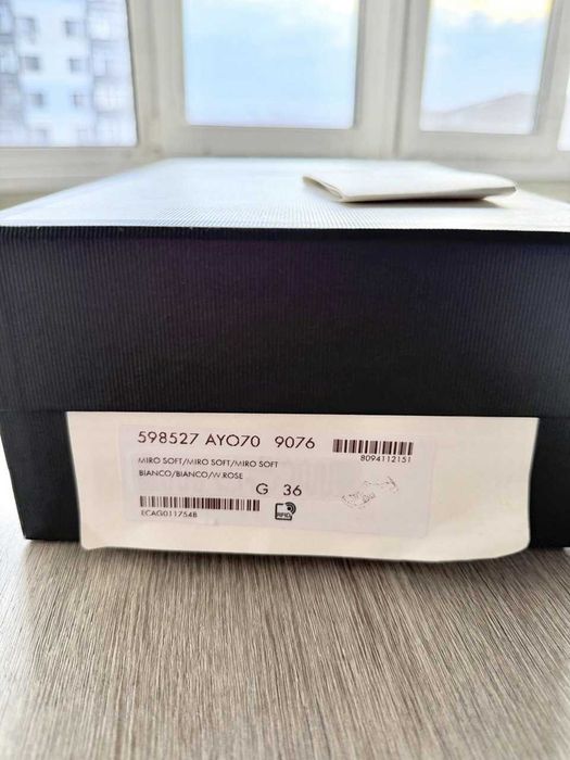 Кеди Gucci Ace оригінал, шкіра, розмір 36