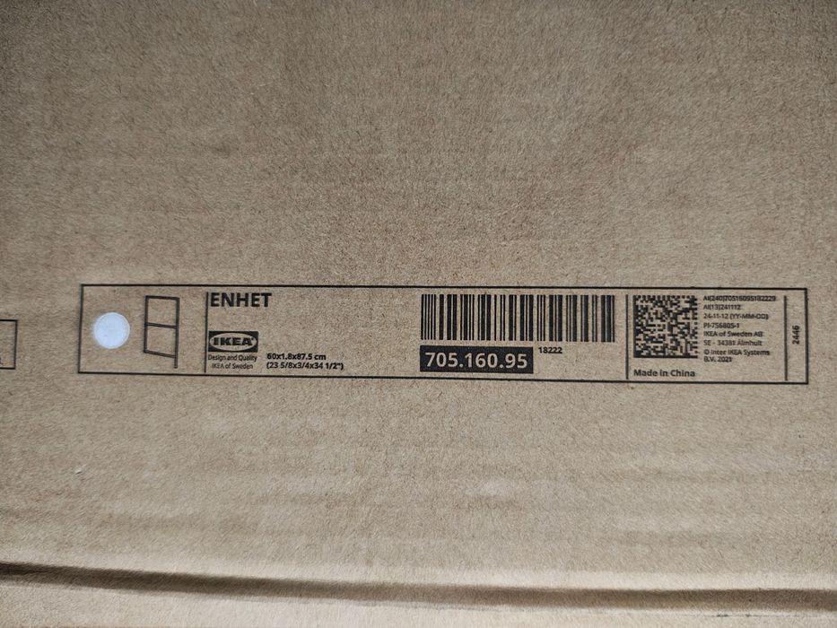 Painel lateral / pé de apoio IKEA ENHET – Novo