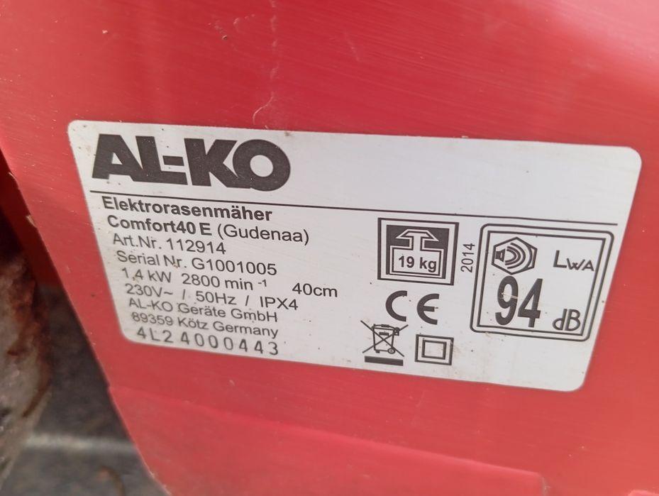 Dom i ogród kosiarka elektryczna alko