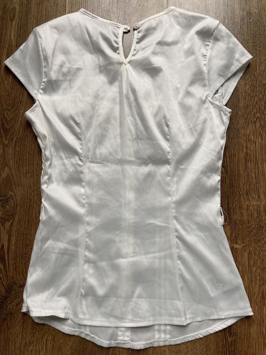 Ozdobna bluzka  ecru kość słoniowa