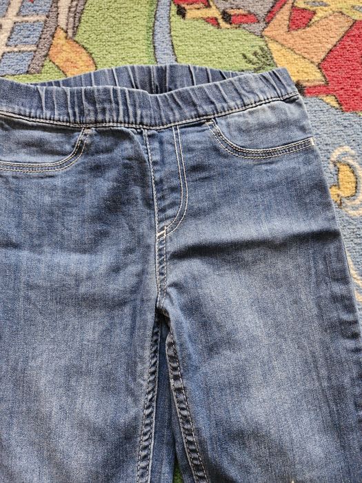 Jeansowe spodnie H&M 7-8 lat