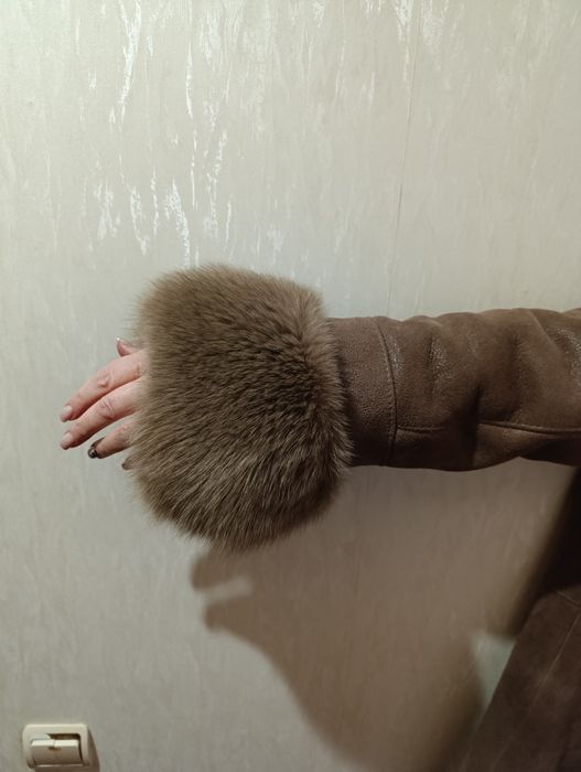 Дублянка жіноча з натуральним хутром