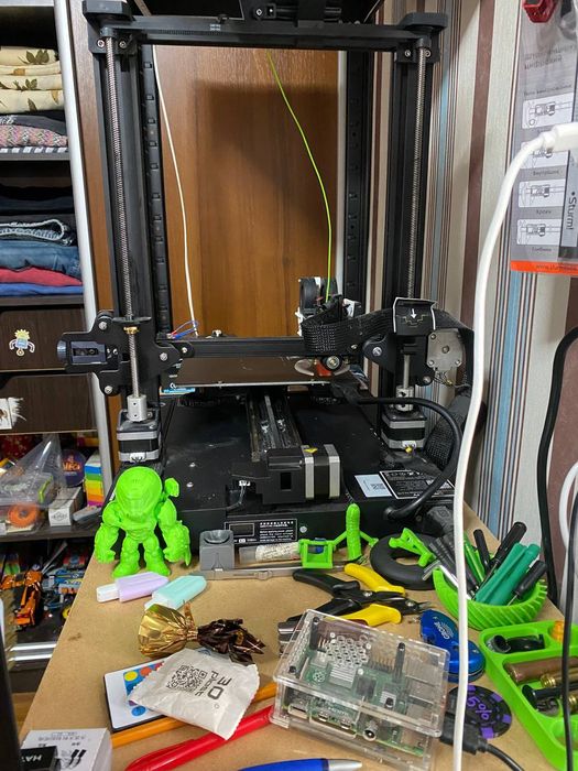 3D принтер Creality Ender 3 S1 (Klipper / Fluidd / Raspberry Pi 4) + Кастомний обдув