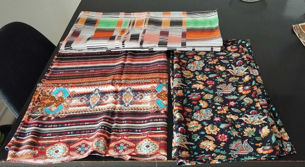 Retalhos de tecidos estampados algodão