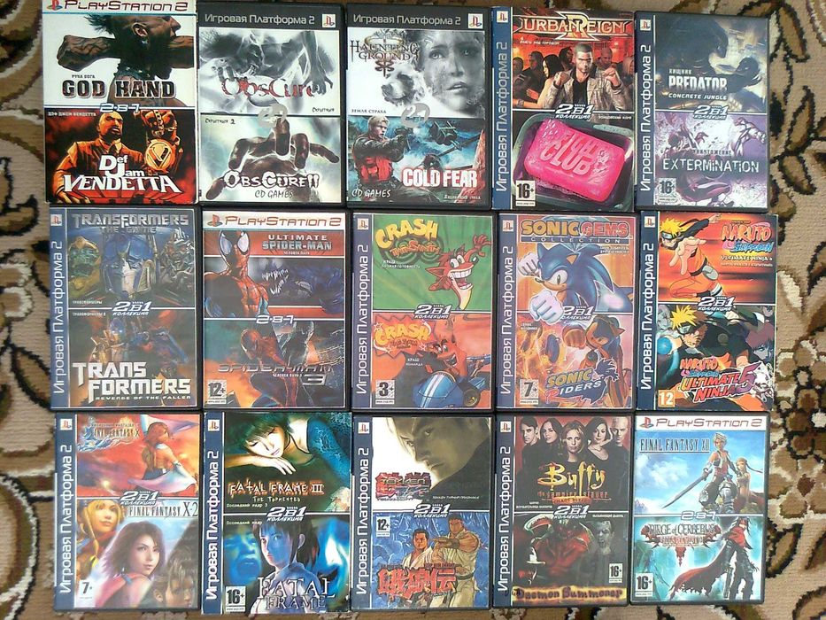 Продам Диски до Sony Playstation 2.ПС 2.PS 2.(Дискі/Ігри PS.2).