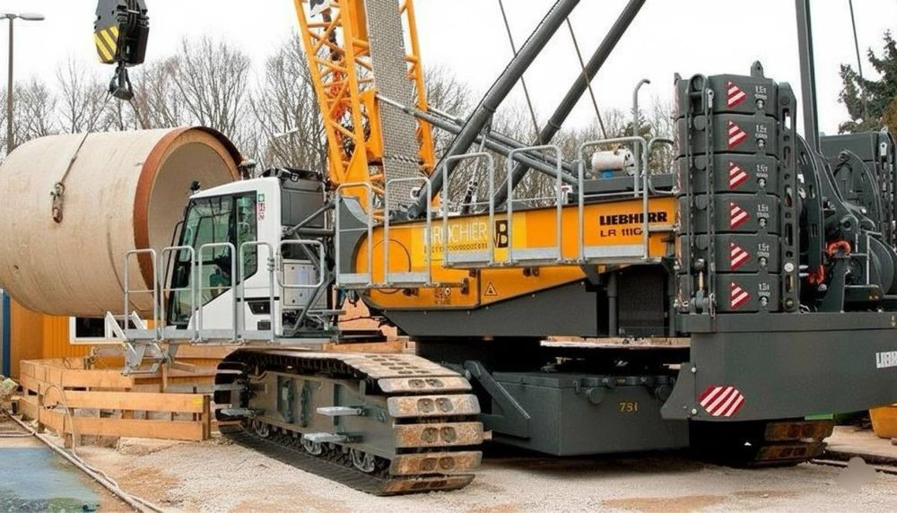 КРАН НА ОБЪЕКТ. Аренда гусеничного крана РДК-250, услуги крана ШВИДКО