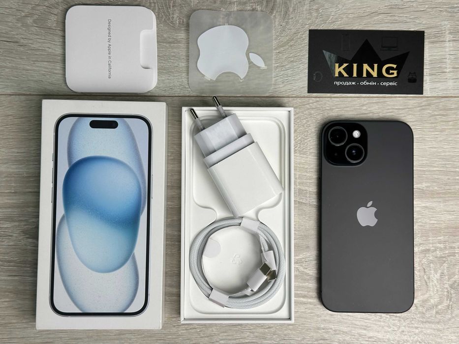 Apple iPhone 15 128GB Black Neverlock ІДЕАЛ 99% АКУМ ГАРАНТІЯ №34