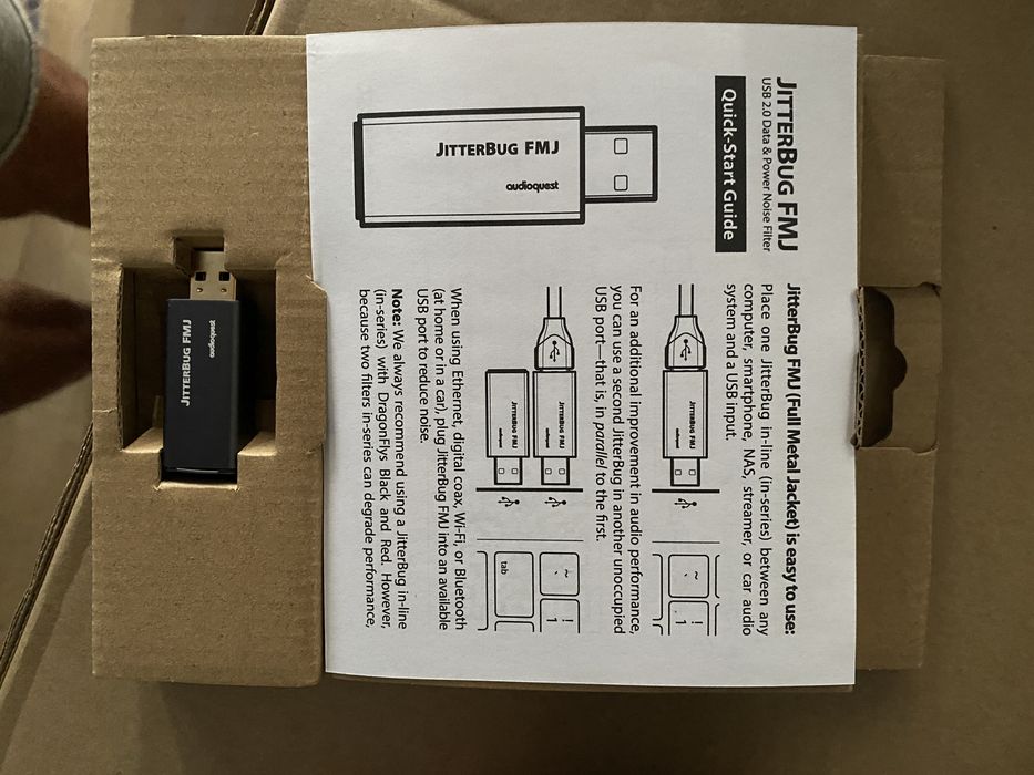 USB-фільтр Audioquest JitterBug FMJ м'ята упаковка