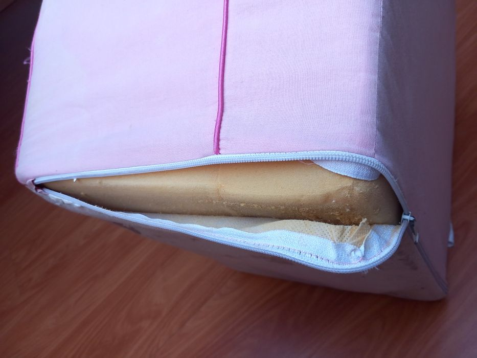 Sofá para criança, cor de rosa e princesas