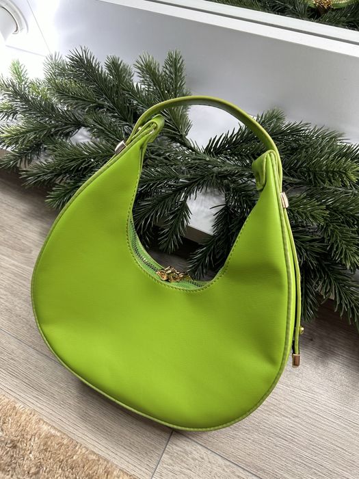 Салатова сумка з еко-шкіри