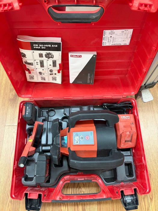 HILTI PR 30-HVS A12 – Kit Profissional Completo – Estado Impecável