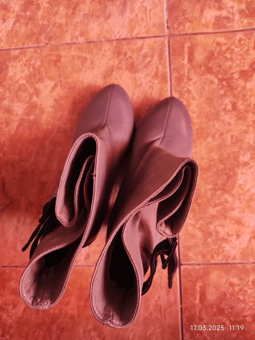 Ботинки кожаные Vero cuoio