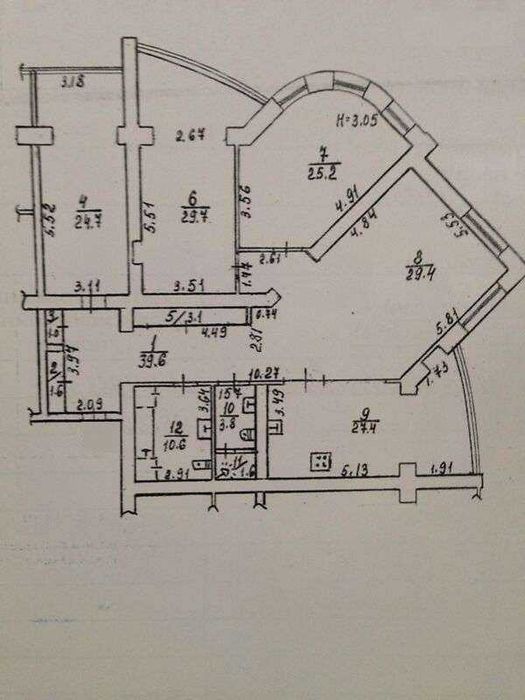 3-комнатная квартира по адресу ул. Бандеры Степана (площадь 202 м²) - Atlanta.ua - фото 8