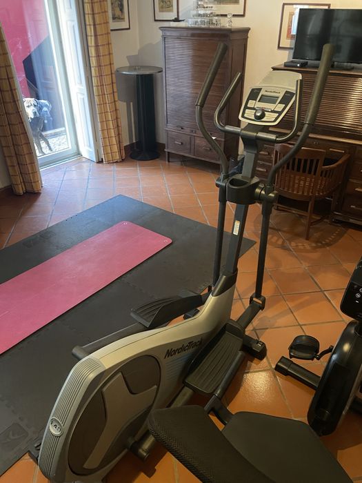 Conjunto ginasio - passadeira, bicicleta, eliptica