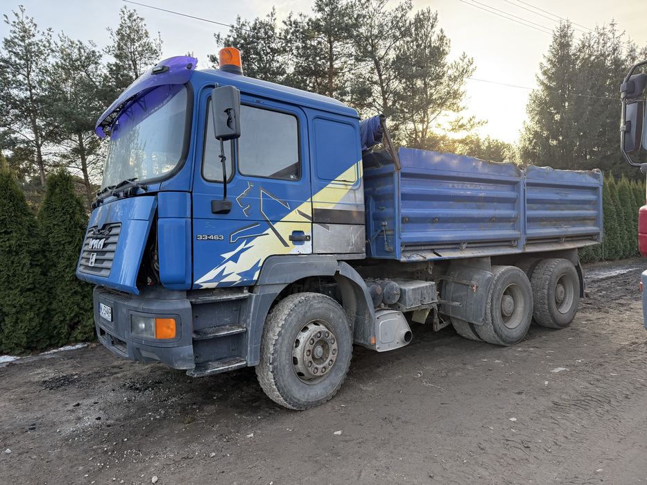 Man wywrotka uszkodzony