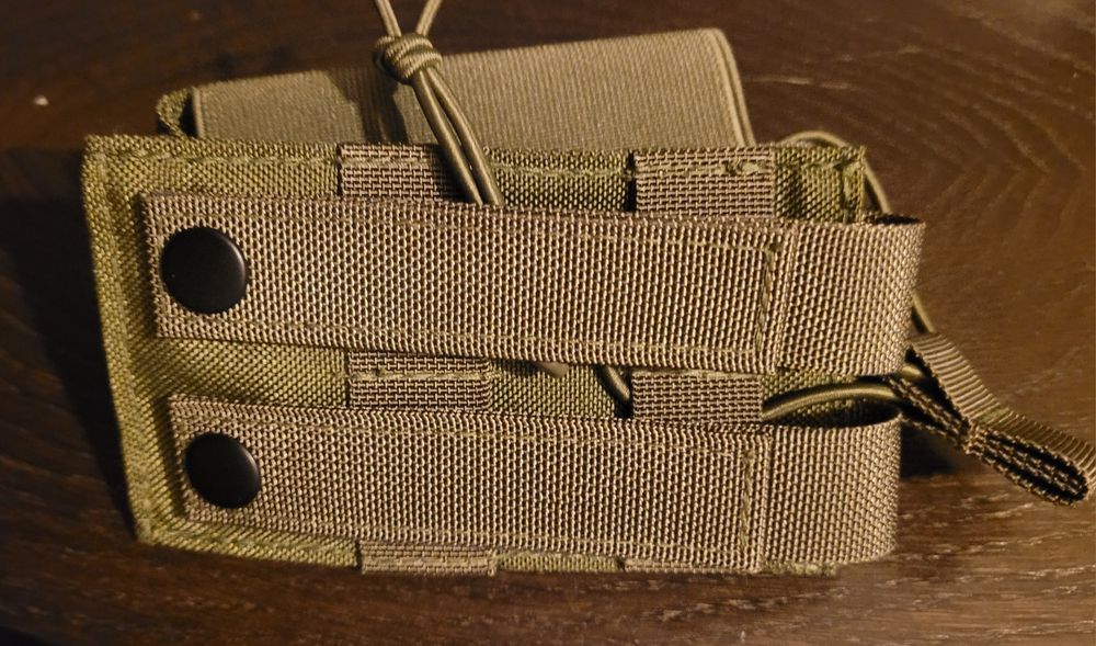 Ładownica AR/AK + 9mm, molle, ranger green