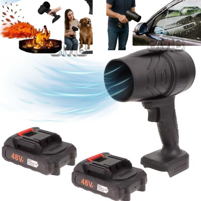 Soprador com 2x baterias de litio 48V NOVO