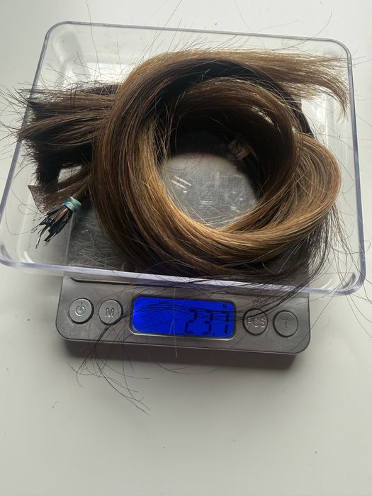 Wlosy naturalne słowiańskie brązowe