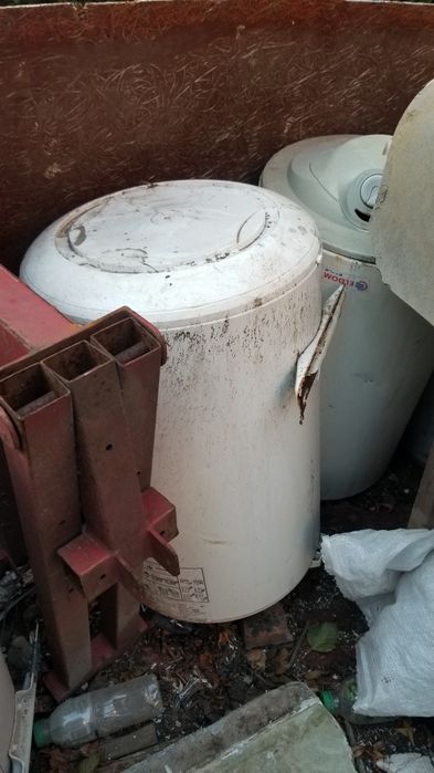 Бак от бойлера (буржуйка, мангал)