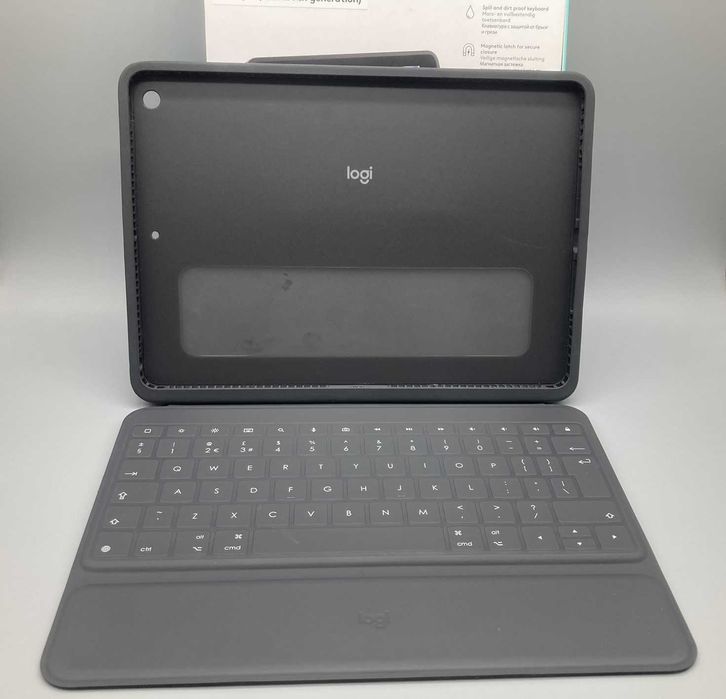 Чохол-клавіатура для Ipad 7, 8, 9-го покоління Logitech Rugged Folio – Захист і зручність для iPad!