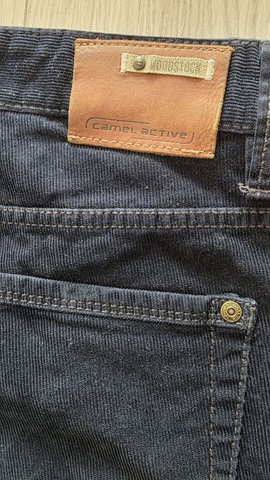 Camel Active Woodstock- granatowe sztruksy 36/34