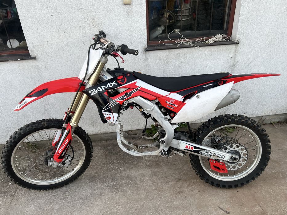 Honda crf 250 rok 2018 uszkodzona, rozrusznik