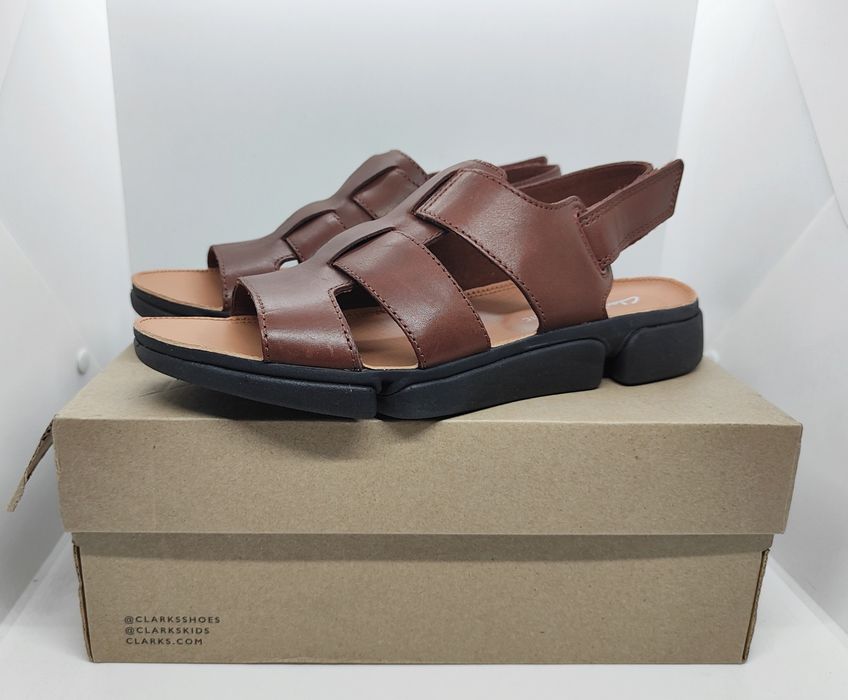 Кожаные 26,5 сандалии Clarks оригинал