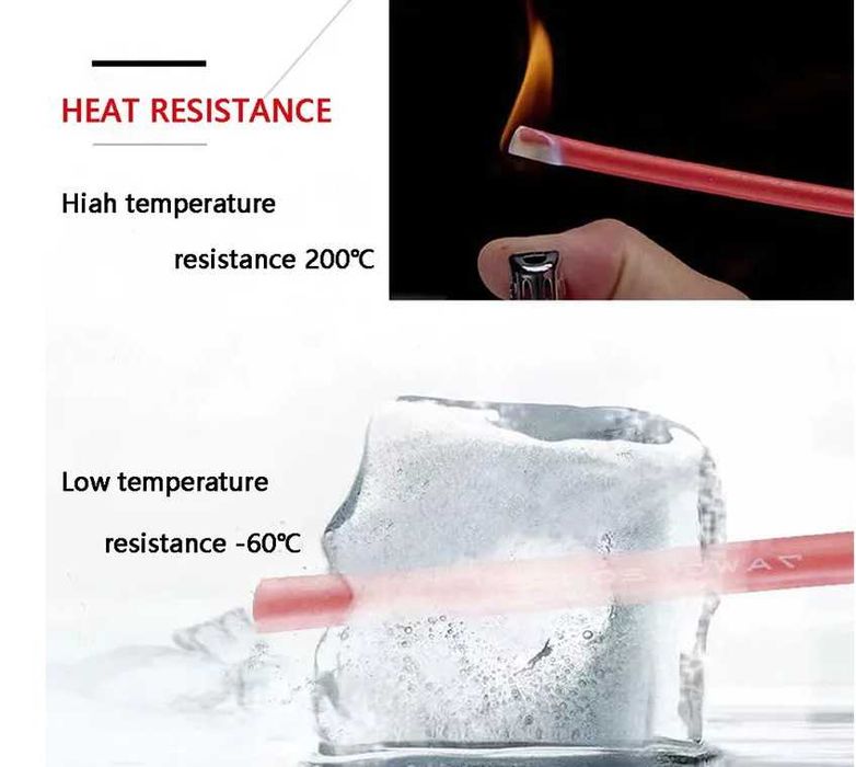 Кабель провід силіконовий м'який AWG 2 4 6 8 10. Перемички з AWG Обжим