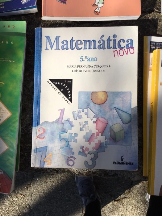 Livros de Matemática do 5º e 6º ano (2º Ciclo) - vários autores/editor