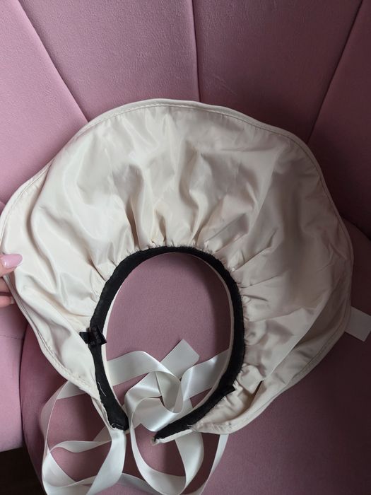 Czepek bonnet opaska z wiązaniem