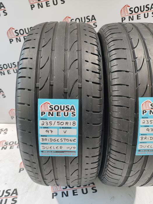 2 pneus semi novos 235-50R18 Bridgestone - Oferta dos Portes