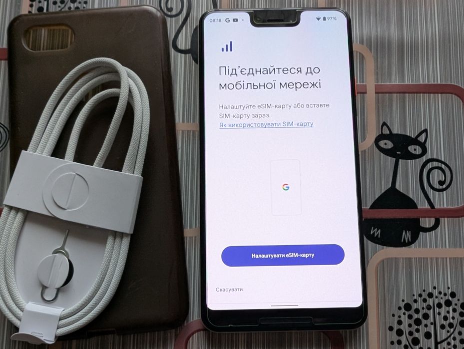 Супер Стан Google Pixel 3XL Not Pink 4-64Gb/Neverlock/2-Sim/95% АКБ/NFC/Без Вигорання/Без Дефектів