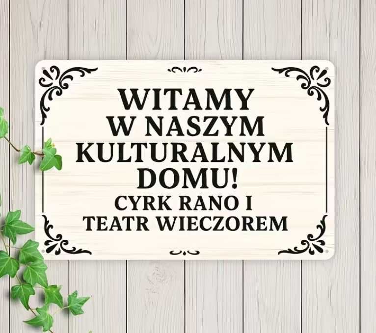 Nowa tabliczka witamy