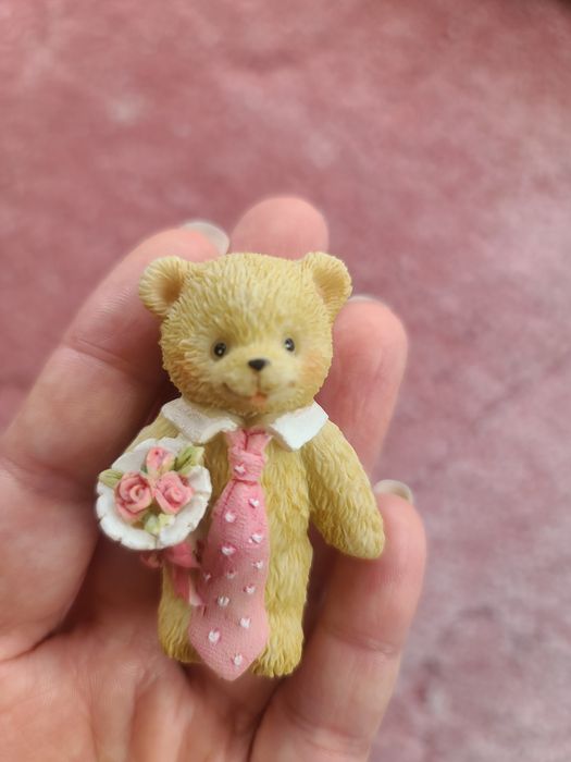 Декор фігурка ведмедик червоне серце