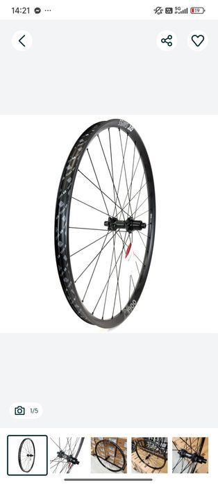 Tylne koło DT Swiss M 1900 SPLINE – 29" | 30mm | Clincher | 6-śrubowe